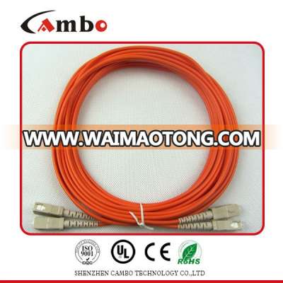 High Quality 10GB Duplex SC(UPC)-SC(UPC) Multimode 62.5/125 Optic Fiber Patch cord